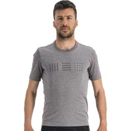 Снимка на Sportful GIARA TEE Мъжка спортна блуза, сиво, размер