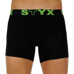 Снимка на Styx MEN'S BOXERS LONG SPORTS RUBBER Мъжки боксерки, черно, размер