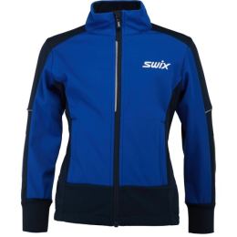 Снимка на Swix DYNAMIC Детско яке за ски бягане, синьо, размер