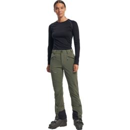 Снимка на TENSON TOUR SOFTSHELL W Дамски панталони за ски алпинизъм, khaki, размер