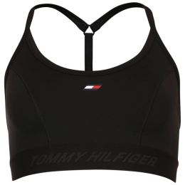 Снимка на Tommy Hilfiger LT INTENSITY ESSENTIAL STRAP BRA Дамски спортен сутиен, черно, размер