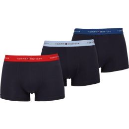 Снимка на Tommy Hilfiger SIGNATURE CTN ESS-3P WB TRUNK Мъжки боксерки, тъмносин, размер S