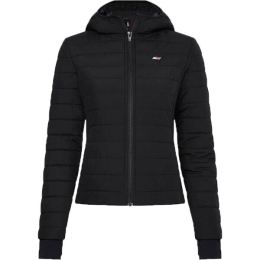Снимка на Tommy Hilfiger SLIM SORONA PADDED HOOD JACKET Дамско яке за преходните сезони, черно, размер