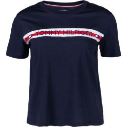 Снимка на Tommy Hilfiger SS TEE Дамска тениска, тъмносин, размер