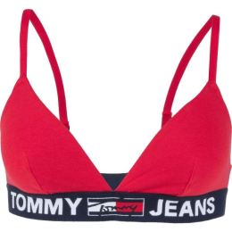 Снимка на Tommy Hilfiger TRIANGLE BRALETTE UN Дамско бюстие, червено, размер