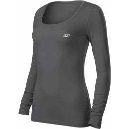 Снимка на TRIMM BRAVE LADY Дамска тениска с дълъг ръкав, тъмносиво, размер