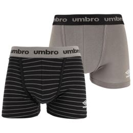 Снимка на Umbro BOXER SHORT 2 PACK Мъжки боксерки, сиво, размер