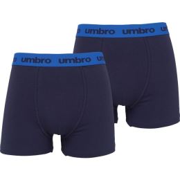 Снимка на Umbro BOXER SHORT 2 PACK Мъжки боксерки, тъмносин, размер
