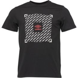 Снимка на Umbro FTBL BOX GRAPHIC TEE Мъжка тениска, черно, размер