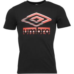Снимка на Umbro GLITCH GRAPHIC TEE Мъжка тениска, черно, размер