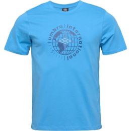 Снимка на Umbro GLOBE GRAPHIC TEE Мъжка тениска, синьо, размер