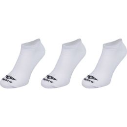 Снимка на Umbro NO SHOW LINER SOCK - 3 PACK Чорапи, бяло, размер