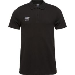 Снимка на Umbro PIQUE POLO TEE Мъжка тениска с якичка, черно, размер