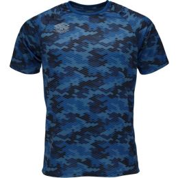 Снимка на Umbro PRO TRAINING GRAPHIC JERSEY Мъжка спортна тениска, синьо, размер