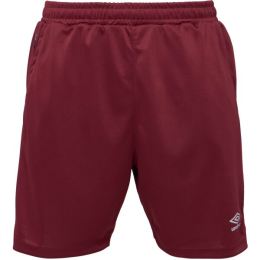 Снимка на Umbro TRAINING KNIT SHORT Мъжки спортни шорти, винен, размер