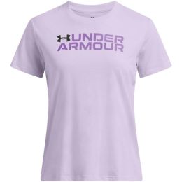 Снимка на Under Armour BIG LOGO PACK Дамска тениска, лилаво, размер