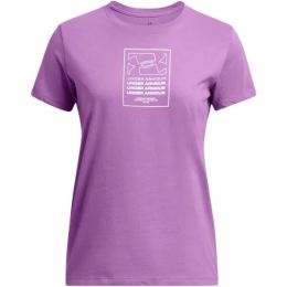 Снимка на Under Armour BOX ORIGINATORS Дамска тениска, лилаво, размер