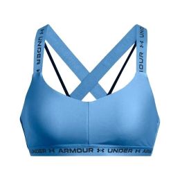 Снимка на Under Armour CROSSBACK LOW Дамско бюстие, синьо, размер