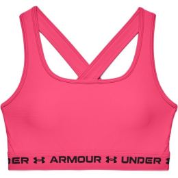 Снимка на Under Armour CROSSBACK MID BRA Дамско бюстие, розово, размер S