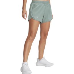 Снимка на Under Armour FLY BY 3'' Дамски къси шорти, зелено, размер
