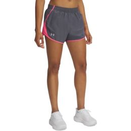 Снимка на Under Armour FLY BY 3'' Дамски къси шорти, тъмносиво, размер M