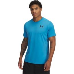 Снимка на Under Armour HEATGEAR FITTED Мъжка тениска, синьо, размер