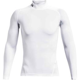 Снимка на Under Armour HG ARMOUR COMP MOCK LS Мъжка компресираща блуза, бяло, размер