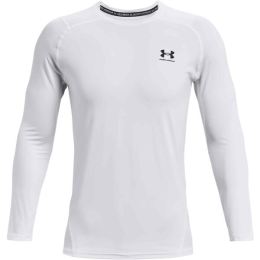 Снимка на Under Armour HG ARMOUR FITTED LS Мъжка блуза с дълъг ръкав, бяло, размер