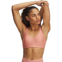 Снимка на Under Armour INFINITY LOW 2.0 Дамско бюстие, розово, размер