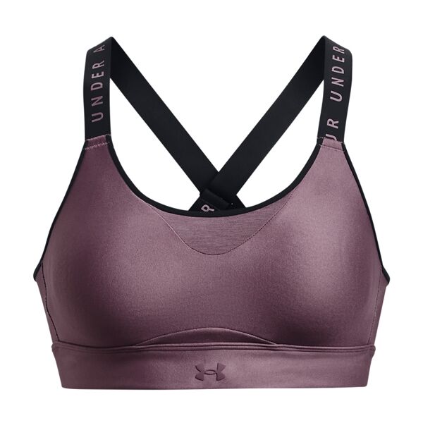 Снимка на Under Armour INFINITY Дамско спортно бюстие, лилаво, размер