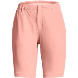 Снимка на Under Armour LINKS SHORT Дамски панталони за голф, цвят сьомга, размер