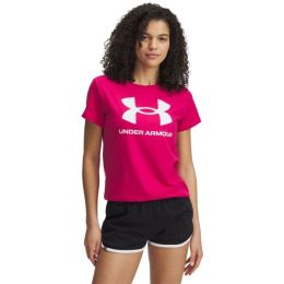 Снимка на Under Armour LIVE SPORTSTYLE GRAPHIC SS Дамска тениска, розово, размер S