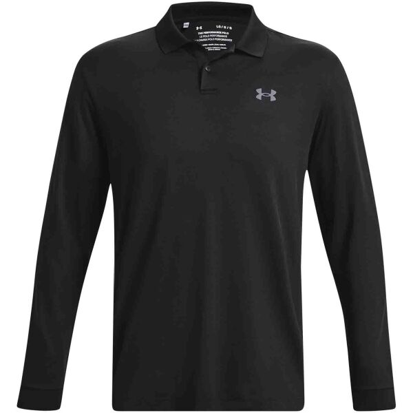 Снимка на Under Armour PERFORMANCE 3.0 LS POLO Мъжка тениска, черно, размер M