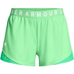 Снимка на Under Armour PLAY UP SHORTS EMBOSS 3.0 Дамски спортни шорти, зелено, размер