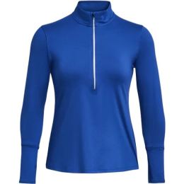 Снимка на Under Armour QUALIFIER RUN 1/2 ZIP Дамска тениска, тъмносин, размер