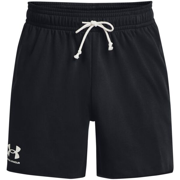 Снимка на Under Armour RIVAL TERRY 6IN Мъжки шорти, черно, размер XXXL