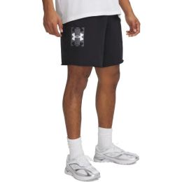 Снимка на Under Armour RIVAL TERRY LOGO Мъжки шорти, черно, размер S