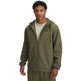 Снимка на Under Armour RIVAL WOVEN WINDBREAKER Мъжко яке, тъмнозелено, размер
