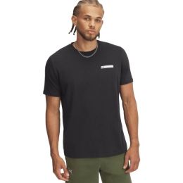 Снимка на Under Armour STRIP LOGO Мъжка тениска, черно, размер S