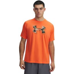 Снимка на Under Armour TECH PRINT FILL Мъжка тениска, оранжево, размер L