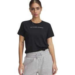 Снимка на Under Armour TECH PTH GRAPHIC Дамска тениска, черно, размер L