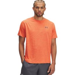 Снимка на Under Armour TECH TEXTURED Мъжка тениска, оранжево, размер