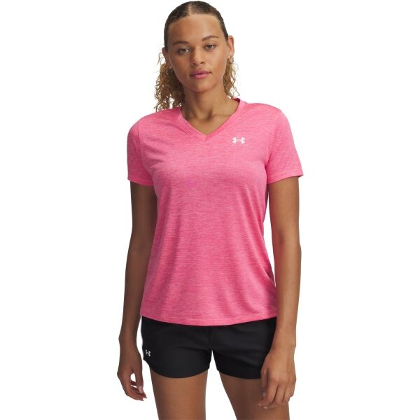 Снимка на Under Armour TECH Дамска тениска, розово, размер M