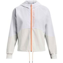 Снимка на Under Armour WOVEN FZ JACKET Дамско яке, бяло, размер