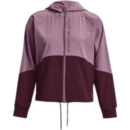 Снимка на Under Armour WOVEN FZ JACKET Дамско яке, лилаво, размер S