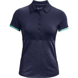 Снимка на Under Armour ZINGER POINT SS POLO Дамска тениска с яка за голф, тъмносин, размер S