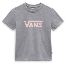 Снимка на Vans WM DROP V SS CREW-B Дамска тениска, сиво, размер