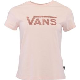 Снимка на Vans WM DROP V SS CREW-B Дамска тениска, цвят сьомга, размер