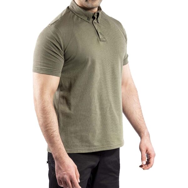 Снимка на VAVWEAR TLAC01 Мъжка тениска с яка, khaki, размер XXL