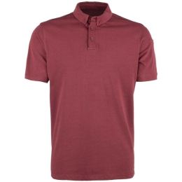 Снимка на VAVWEAR TLAC01 Мъжка тениска с яка, винен, размер XXXL